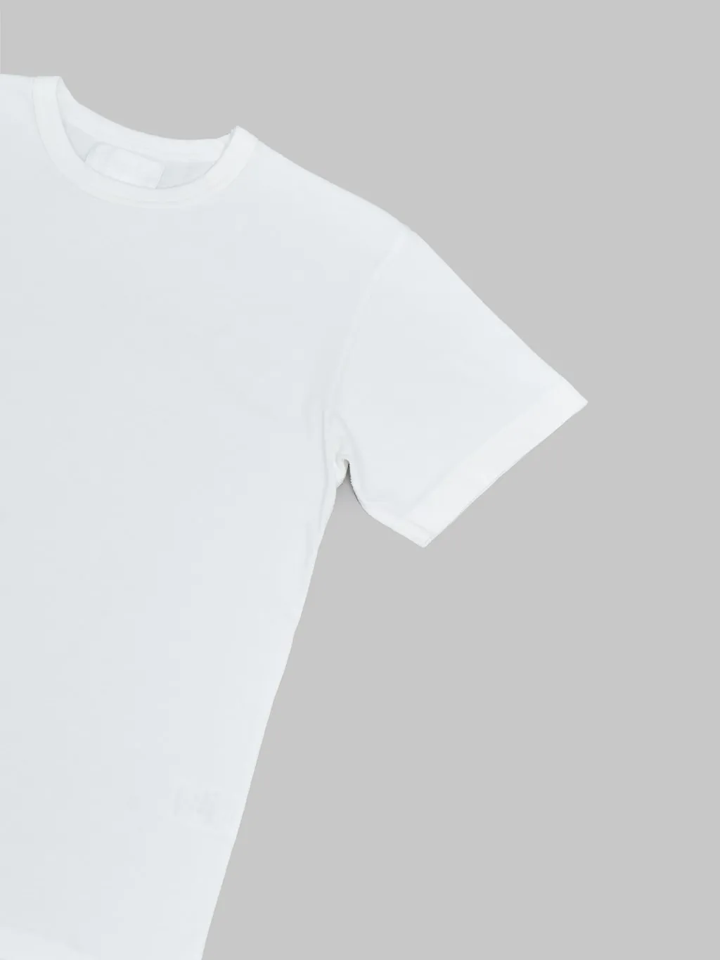 Wonder Looper Ultimate Pima Tsuriami Crewneck T-Shirt White