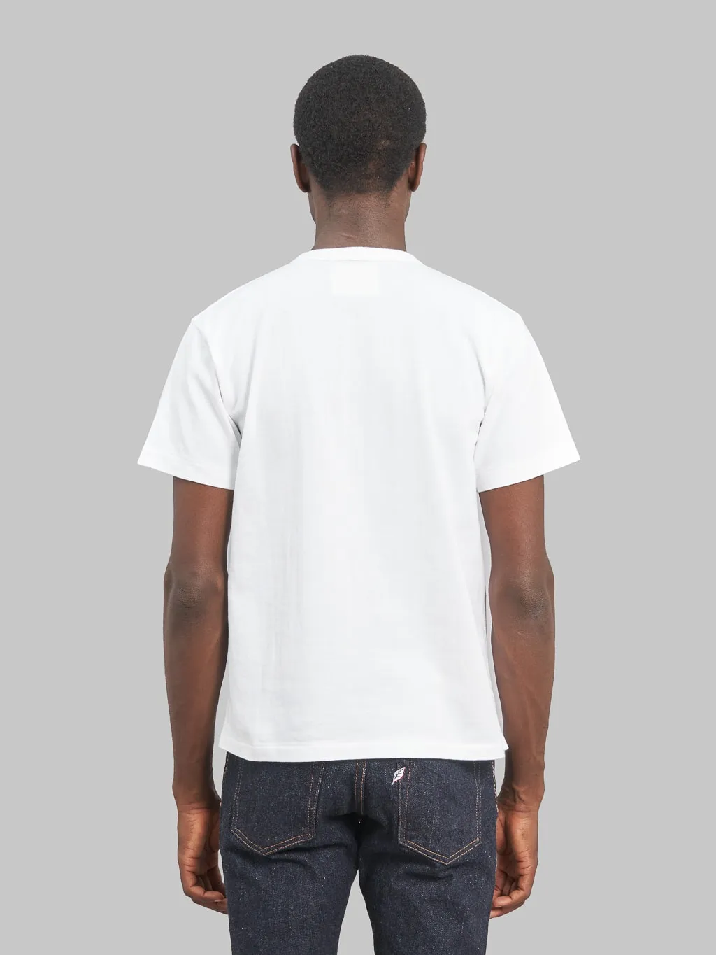 Wonder Looper Ultimate Pima Tsuriami Crewneck T-Shirt White